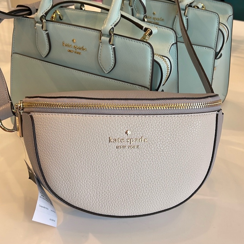 Kate Spade Lena Colorblock Belt Bag
Mountain Grey Multi 
Waist Bag , Fanny Pack - Picture 10 of 16